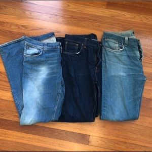 Nudie Jeans lot of 3